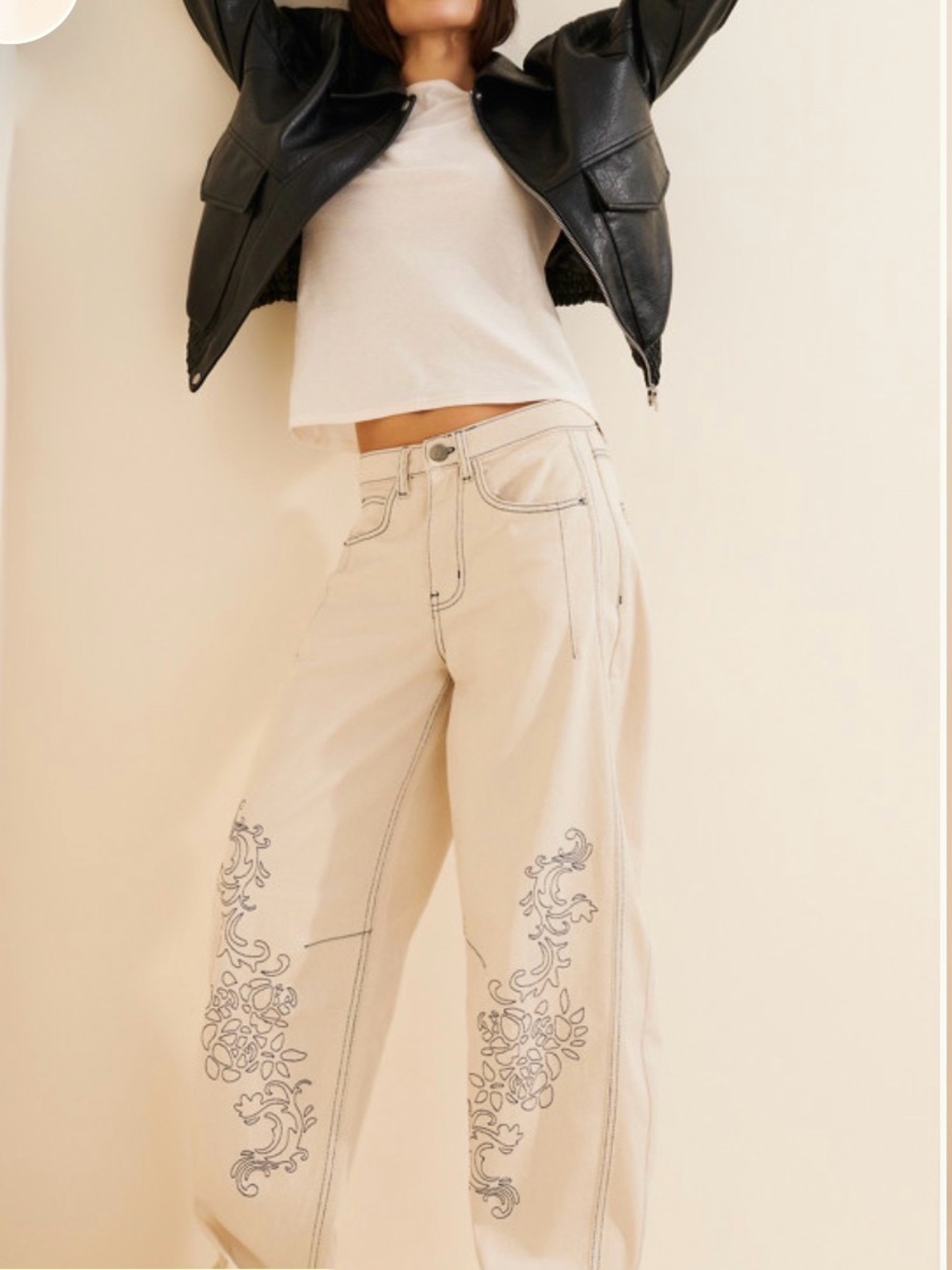 Daisy Street Faye Barrel Leg Jeans